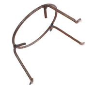KOMBIUDA Support à Wok Structure Solide et Facile à Transporter en Acier Rond Robuste Multifonction pour Camping et Pique-niques en Extérieur