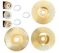 KOMEIYL Lot de 3 Disques Abrasifs pour Meuleuse D'angle, Kit de Disques Robustes pour Sculpture sur Bois, Outil de Travail Du Bois, Meuleuse D'Angle pour Mouler, Meuler Et Couper 100/22 Mm