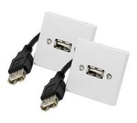 KOMELEC Prise murale usb (par x2) G