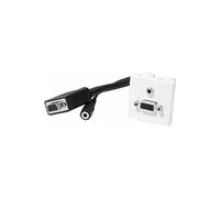 KOMELEC Prise murale vga + audio avec câble