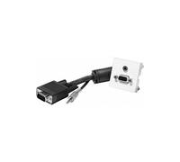 KOMELEC Prise murale vga + audio (jack 3.5) 15m
