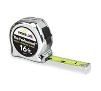 Komelon 416hv Professional Mètre à ruban haute visibilité, 16-feet par 3/10,2 cm, Chrome