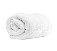 Komfortec Couverture Toutes Saisons 155 x 220 cm, épaisse pour l'hiver, Anti-Allergique, Extra Chaude, Lavable, Blanc