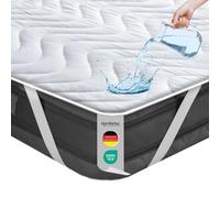 Komfortec Protege Metales 180x200 cm, avec Rembourrage 100 g/m², surmatelas imperméable, Antibactérien, Anti allergène, Respirant