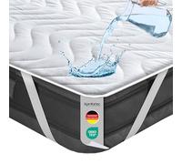 Komfortec Protege Metales 90x200 cm, avec Rembourrage 100 g/m², surmatelas imperméable, Antibactérien, Anti allergène, Respirant