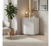 Komodee Buffet Fauske Blanc 58x74x58 cm | Buffet FAUSKE - Spacieuse - D'angle - Blanc - Largeur 58 cm, Hauteur 74 cm, Profondeur 58 cm