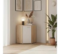 Buffet Komodee FAUSKE KOM4 Chêne Sonoma Blanc 58 x 74 x 58 cm