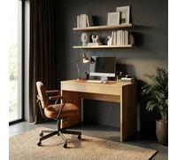 Komodee Bureau Forde Chene Wotan 75x75x50 cm | Bureau FORDE - Spacieux - Avec tiroir - Chêne Wotan - Largeur 75 cm, Hauteur 75 cm, Profondeur 50 cm