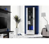 Komodee Vitrine Alessandria A1 Wotan/Noir 60x192x42 cm