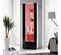 Komodee Vitrine Alessandria A2 Blanc/Blanc 60x192x42 cm