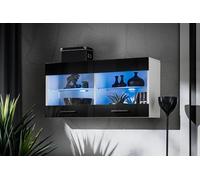 Komodee Vitrine Savona A2 Blanc/Blanc 100x50x30 cm