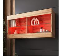 Komodee Vitrine Suspendue Horizontal Tivoli - Wotan Wotan - 100 x 50 x 29 cm - LED RVB