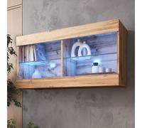 Komodee Vitrine Suspendue Horizontal Tivoli - Wotan Wotan - 100 x 50 x 29 cm - LED Bleues