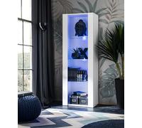 Komodee Vitrine Tivoli A1 Blanc/Blanc 55x159x35 cm