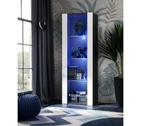 Komodee Vitrine Tivoli A1 Noir/Blanc 55x159x35 cm