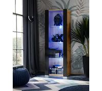 Komodee Vitrine Tivoli A1 Wotan/Noir 55x159x35 cm