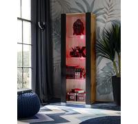 Komodee Vitrine Tivoli A2 Wotan/Noir 55x159x35 cm