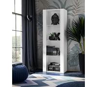 Vitrine Armoire Komodee TIVOLI - sans LED - Blanc - 55 x 159 x 35 cm