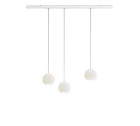Komot Kos Trio L Rail 150 cm, blanc mat, câble textile noir