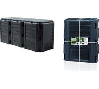 Kompostér MODULE COMPOGREEN 1200 l bez balení - barva: černá
