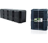 Kompostér MODULE COMPOGREEN 1600 l bez balení - barva: černá