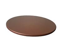 KONAMO Anti-Slip Ronde Couverture de Table Tissu Imperméable Nappe Protecteur Fit 60cm Diamètre - Café