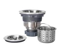 KONE G231 Bonde d'évier de Cuisine Amovible en Acier Inoxydable 8,9 cm