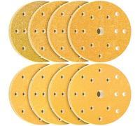 KONGMING 80 Pièces Disque Abrasif 150mm Grain 40-400 15 Trous | Alumine Disque a Poncer pour Ponceuse Excentrique Bois Métaux Automobile Polissage Dérouillage