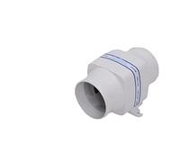 KONGMM Extracteur d'air, 12V/24V DC Électrique 4 Pouces Droit 270CFM Ventilateur D'échappement Muet Yacht RV Cuisine Cabine Ventilateur D'échappement(24V)