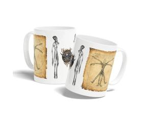Konix Dungeons & Dragons Mug - Tasse en céramique - 320 ml - Motif Baldur’s Gate - Blanc
