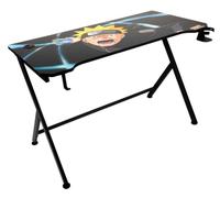 Konix – Bureau gaming Naruto Shippuden 121x69x76 cm Y, bois & métal, porte-gobelet & support casque