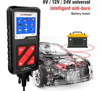 KONNWEI KW710 100-2000CCA Testeur d'analyseur de batterie pour voitures et camions 6V 12V 24V Outil de diagnostic pour le test du système de démarrage et de charge des voitures