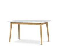 Konsimo Table à manger extensible - Blanc
