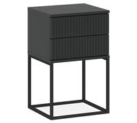 Konsimo Table de chevet métal - Anthracite