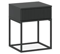 Konsimo Table de chevet Rectus - Anthracite