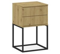 Konsimo Table de chevet Rectus - Chêne