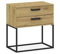 Konsimo Table de chevet Rectus - Chêne