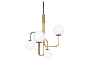 Konsthantverk Globe pendentif Strapatz Ø57.5 cm Laiton brut-opale