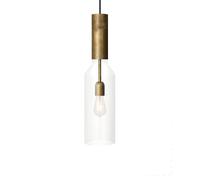 Konsthantverk Pendule Fenomen Verre transparent. laiton brut. petit