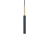 Konsthantverk Stav pendule Noir/laiton brut