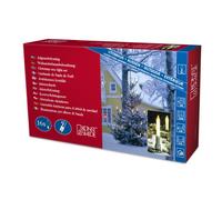 Konstsmide 1128-000 Guirlande de Sapin à Ampoule Bougie + 16 Lampes Claires + Prise Divisible 230 V
