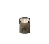 Konstsmide 1867-170 Bougie commémorative LED blanc chaud avec minuteur et interrupteur