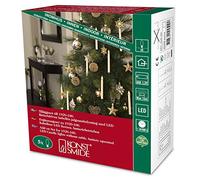 Konstsmide 1925-100 Guirlande de Sapin 5 Bougies + Complément pour 1920-100 + 5 LED Blanc Chaud 1,5 V