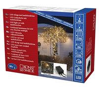 Konstsmide 3614-800 Guirlande Lumineuse à Micro LED, Plastique/, 4.8 W, Or,