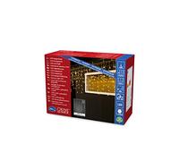 Konstsmide Guirlande lumineuse stalactites, effet chute de neige pour l'extérieur 24 V CEE: E (A - G) 400 LED ambré