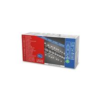 Konstsmide 3691-107 Guirlande d'Eclairage de Cerise Extérieure 80 LED 24 V Blanc Chaud/Câble Noir