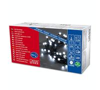 Konstsmide 3691-207 Guirlande Cabochon Globe + 80 Micro LED Blanc + Câble Noir 24 V