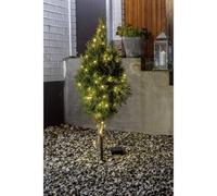 Konstsmide 3722-100 Guirlande 20 LED Blanc Chaud + Interrupteur + Détecteur Crépusculaire 1,5 V