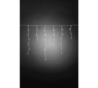Konstsmide 3739-102 Rideau Lumineux Extérieur sur Pile 80 LEDs Blanc Chaud/Blanc