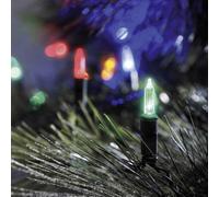 Konstsmide 6004-500 Mini Guirlande 40 LED Multicolores Retro Design + Câble Vert 24 V